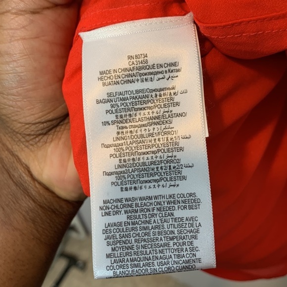 BCBG Red Strappy Pocket Dress - Clayre - Picture 6 of 8